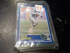 lot 97 image: 25 Cris Carter Cards...