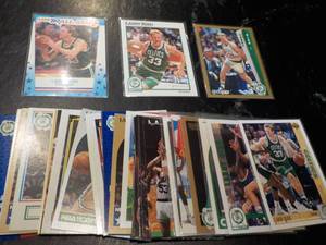 lot 101 image: 40 Larry Bird Cards...