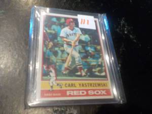 lot 111 image: 1976 Topps Carl Yastrzemski Card...