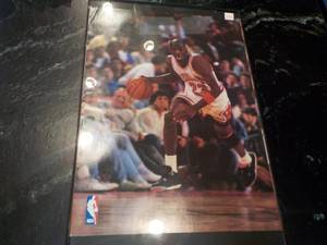 lot 135 image: 1989 Michael Jordan Wheaties Poster...