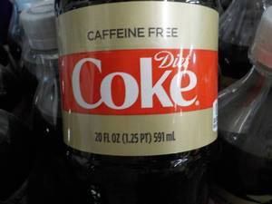 lot 177 image: Case of 24 Bottles Caffeine Free Di...