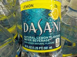 lot 180 image: Case of 24 Bottles DaSani Lemon Fla...