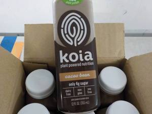 lot 191 image: Case of 6 Koia Plant Powered Nutrit...