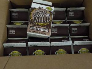 lot 225 image: Case of 12 - 14 oz Cartons 1% Low-f...