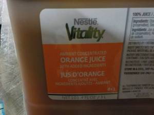 lot 243 image: 3 - 3 Liter Nestle Vitavlity Jugs O...