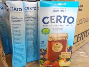 lot 265 image: Case of 16 - 6 oz Cartons Certo Liq...