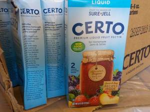 lot 267 image: Case of 16 - 6 oz Cartons Certo Liq...