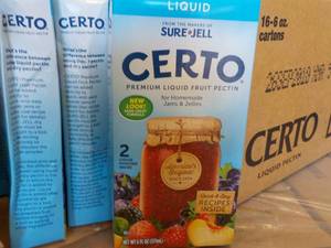 lot 268 image: Case of 16 - 6 oz Cartons Certo Liq...