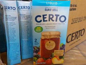 lot 269 image: Case of 16 - 6 oz Cartons Certo Liq...