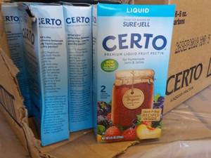 lot 271 image: Case of 16 - 6 oz Cartons Certo Liq...
