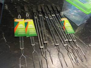 lot 157 image: Coleman Cooking Forks and Goldfish ...