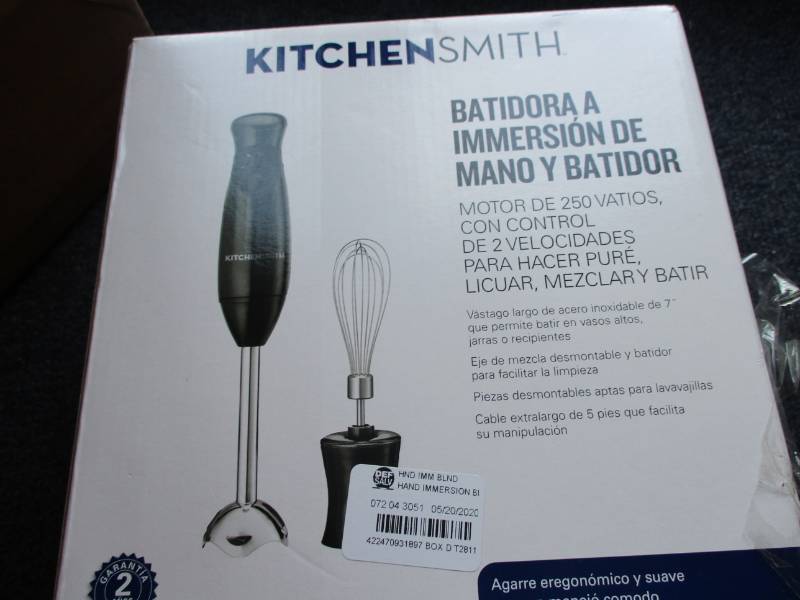  KitchenSmith Immersion Blender with Wisk: Home & Kitchen