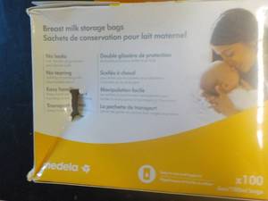 lot 42 image: Medela Breast Milk Storage Bags...
