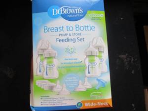lot 50 image: Dr Brown Feeding Set...