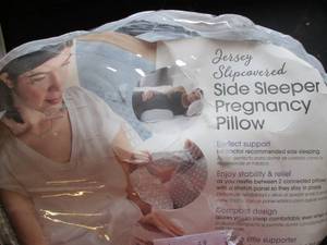 lot 83 image: Boppy Side Sleeper Pregnancy Pillow...