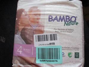 lot 84 image: Bamboo Nature Eco Friendly Diapers-...
