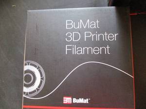 lot 97 image: BuMat 3D Printer 1.75 MM PLA Filame...