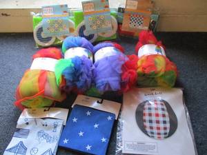 lot 114 image: Lot of Tutus, Games, Bandanas, and ...