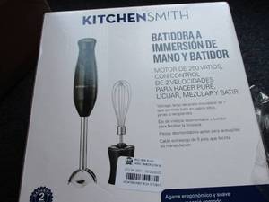 lot 124 image: Kitchen Smith Immersion Blender wit...