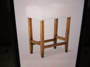 lot 140 image: Threshold Rumford Counter stool- An...