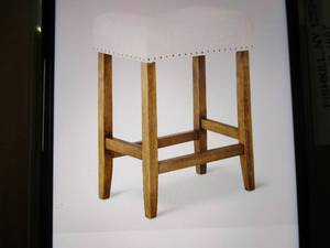 lot 141 image: Threshold Rumford Counter stool- An...