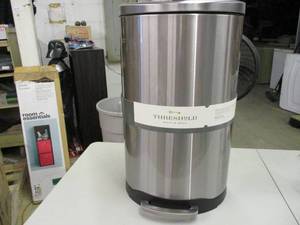 lot 148 image: Threshold Stainless Steel Trash Can...