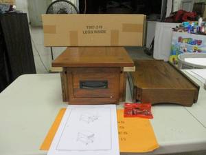 lot 155 image: Signature Ashley Wood End Table...
