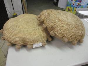 lot 156 image: Opal House Set of 2 Pillows 24 x 24...