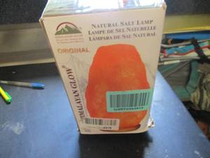 lot 169 image: Himalayan Glow Salt Lamp...