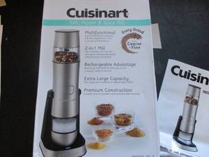 lot 192 image: Cuisinart Salt, Pepper, and Spice M...