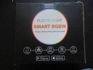 lot 193 image: Flood Light Smart RGBW...
