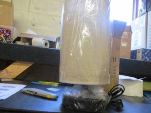lot 199 image: Life Holder Table Lamp...