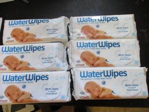 lot 303 image: 6 Packages of Waterwipes natural B...
