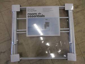 lot 308 image: room Essentials Compact Drying Rack...