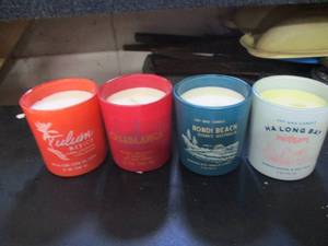 lot 317 image: Set of 4 - 5oz Candles retail $6 e...