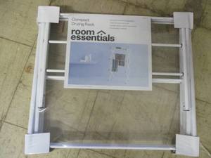 lot 335 image: Room Essentials Compact Drying Rack...