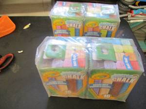 lot 342 image: 2 Packs of Crayola Chalk...