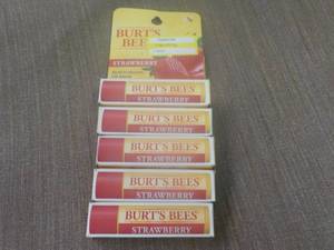 lot 203 image: Strawberry Burts Bees lot of 5...