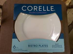 lot 217 image: Corelle Bistro Plates x 6...