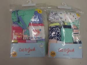 lot 247 image: Cat and Jack Girl size 4 Underwear...