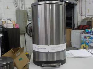 lot 282 image: Threshold Stainless Steel Trash Can...