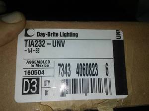 Phillips Bay - Brite 8 Ft.  lighting, NIB