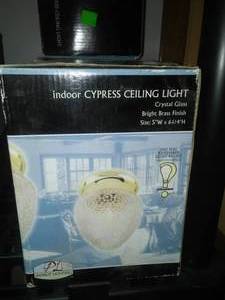 4 ceiling globe fixtures, Patriot Lighting
