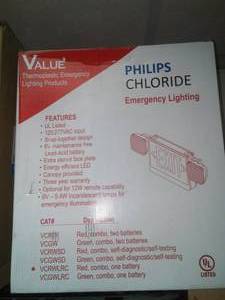 Philips Chloride Emergency EXIT Lighting.