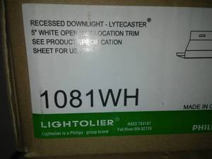 Philips Lightolier Recessed Downlight NIB .