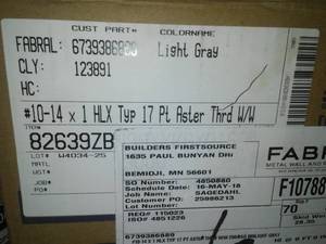 lot 483 image: Aster Threaded Fasteners, 17 Pt. (10) Qty 250 ea.