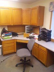 lot 530 image: Work Corner Office Workstation