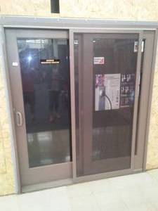 lot 558 image: Anderson Glider Door  Display,69 in. opening