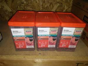 lot 565 image: Simpson 2  in. coated wood Screw (3) x 350 per box