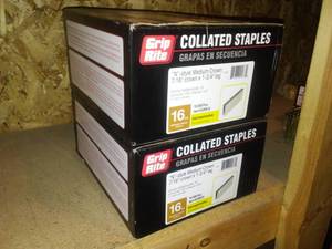 lot 567 image: Grip Rite Collated Staples (2) 20,000 - quantity